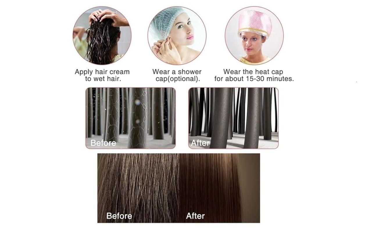 Hair Deep Conditioning Spa Cap For Women