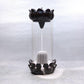 Ceramic Smoke Backflow Incense Burner Holder With 30 Cones (Pack of 1)