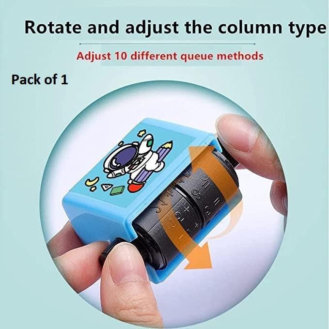 Digital Number Teaching Stamp Roller Addition, Subtraction, Multiply & Divide Math Stamp